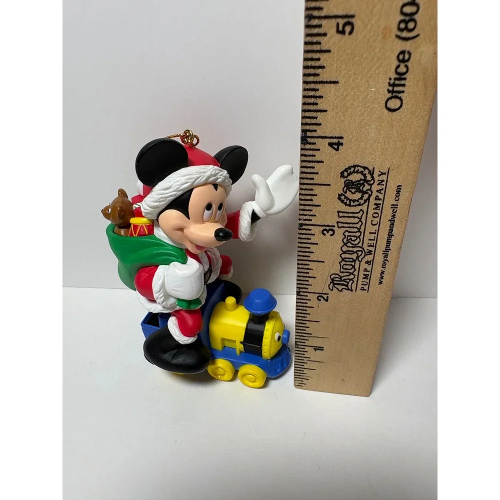 Disney Christmas Magic Mickey on Train Ornament Santa Mickey Mouse 26231 Boxed